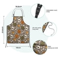 thumbnail image 7 of Halloween Skulls Pumpkins and Cauldrons Kids Aprons for Girls and Boys,Adjustable Neck Strap Toddler Aprons for Kids Cooking Baking, 7 of 7