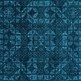 thumbnail image 1 of Ahgly Company Indoor Square Abstract Light Blue Modern Area Rugs, 4' Square, 1 of 4
