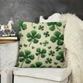 thumbnail image 2 of SHANXI St Patricks Day Pillow CoversHappy St Patricks Day Green Clovers Decor for White Throw Pillows Covers St Patricks Day Pillow Covers Decor Couch Living Room 20x20in, 2 of 5