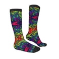 thumbnail image 3 of Balery Pride Rainbow Printed Novelty Socks Men's Women's Crew Socks Sports Socks Knee High Socks Cotton Socks Quirky and Cool Socks, 3 of 9