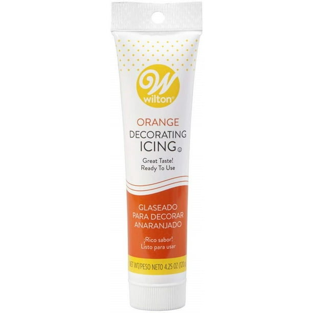 Wilton Decorating Gel, Orange 4.25 oz (Pack of 4)
