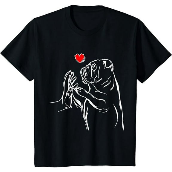 English Bulldog Love Cute Bully Dog Mom Funny Girls Gift T-Shirt