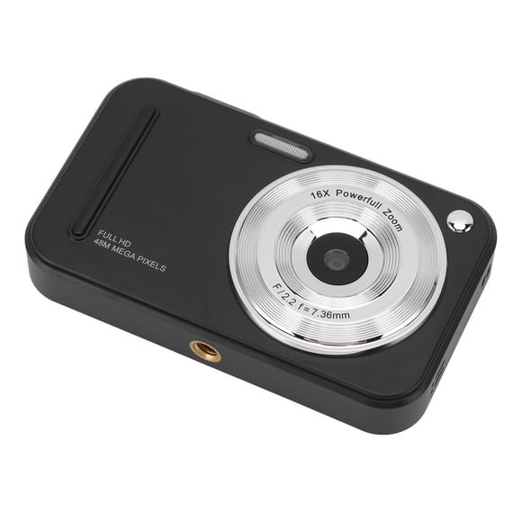 Cámara Digital 1080P, Batería De 1500 MAh Tipo C Luz De Relleno De Carga Pantalla TFT De 2,4 Pulgadas Enfoque Automático Cámara Ligera Con Zoom Digital 16X Para Fotografía