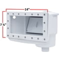 thumbnail image 5 of Rx Clear Wide Mouth Thru-Wall Skimmer for Above Ground Swimming Pools, White, 5 of 6