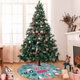 thumbnail image 7 of Lsque Excavator Print Christmas Tree Skirt, Tree Skirt with Ties or Velcro, Perfect for Holiday Decorations, Halloween, and New Year-36", 7 of 7