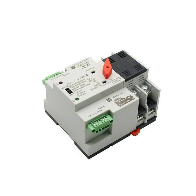 Interruptor de transferencia eléctrica ATS de carril Din Methold 220V