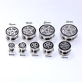 thumbnail image 6 of ZS 1 Pair Pentagram Star Ear Plug Tunnels Stretcher 316L Stainless Steel Expander Piercing 0g 00g, 6 of 6