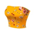 thumbnail image 3 of MixMatchy Women's Ultra Comfortable Knit Crop Tube Top, 3 of 3