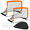 Orange, variant on Rayocon Soccer Goals for Backyard 2 Pack, Portable Pop Up Soccer Nets 4x3ft for Kids Youth, Black