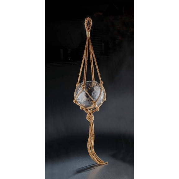 CC Home Furnishings 9" Clear Hanging Glass Cloche for Plants