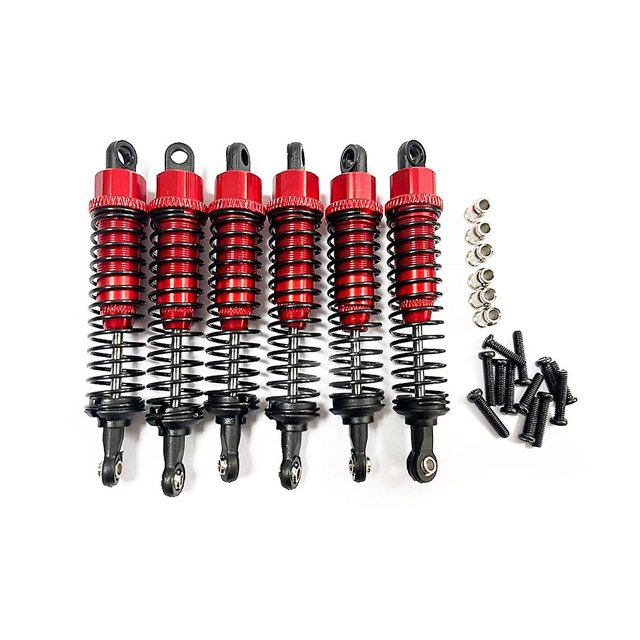 Amortiguador de aceite de metal de 6 piezas para Xinlehong 9125 9155 9156 1/10 1/12 Rc Car Upgrade Parts Accesorios, 3