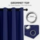 thumbnail image 4 of Cortina térmica Joydeco Blackout azul marino 132 x 305 cm, 4 of 9