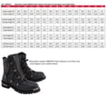 thumbnail image 3 of Milwaukee Leather MBM9075 Men's Black Leather 6-inch Plain Toe Dual Zipper Motorcycle Rider Boots 11.5, 3 of 10