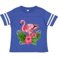 thumbnail image 3 of Inktastic Flamingo with Tropical Flowers Boys or Girls Toddler T-Shirt, 3 of 5