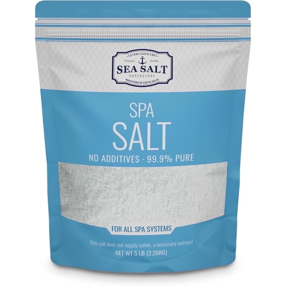 Sea Salt Superstore Hot Tub Spa Salt, 5 lbs (2.26 kg)