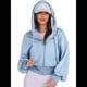 thumbnail image 3 of Sudaderas con Capucha y Cremallera para Mujer, Sudaderas , Casuales, Cómodas y Bonitas, Chaquetas con Cremallera, Conjuntos de Otoño A . Azul M, 3 of 10