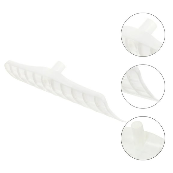 Raindrops Plastic Snow Scraper with Telescopic Handle for Outdoor Snow Cleaning Lightweight and Practical