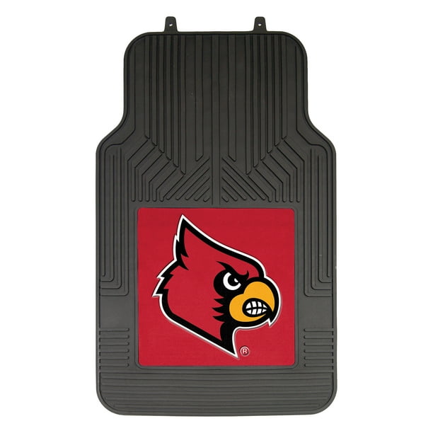 NCAA Louisville Cardinals Floor Mats Set of 2