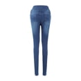 thumbnail image 5 of Ketyyh-chn99 Women's Casual Jeans High Waisted Yoga Pants with Pockets 2023 Blue,XL, 5 of 5