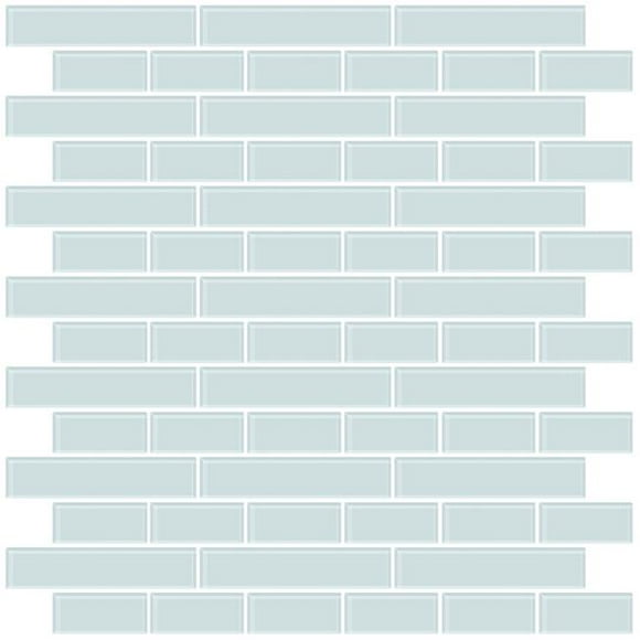 Sea Glass Peel & Stick Backsplash Tiles - Blue