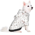 thumbnail image 2 of Fotbe Funny Chicken Sudadera con Estampado para Perros Pequeños – Suéter con Capucha para Mascotas, Tela Suave de Forro Polar con Bolsillo-Large, 2 of 7