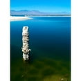 thumbnail image 3 of Grayscale 12x14 Black Modern Framed Museum Art Print Titled - Salton Sea I, 3 of 5