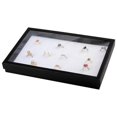 thumbnail image 4 of Rings Display Box 36 Slot with ring box portable Transparent Lid Showcase for Pendant white, 4 of 4