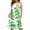 Green, variant on Uaswgudfs Women's Sleeveless Leaf Print Flowy Dress - Casual Summer Sundress with Relaxed Fit for Outdoor Resort Blue L