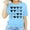 Sky Blue, variant on Tbopshirt Valentine's Day T-Shirts for Women Tees,Plus Size Womens Tops,Women Valentines Day Short Sleeve Heart Printed T-Shirt Novelty Graphic S-XXXL