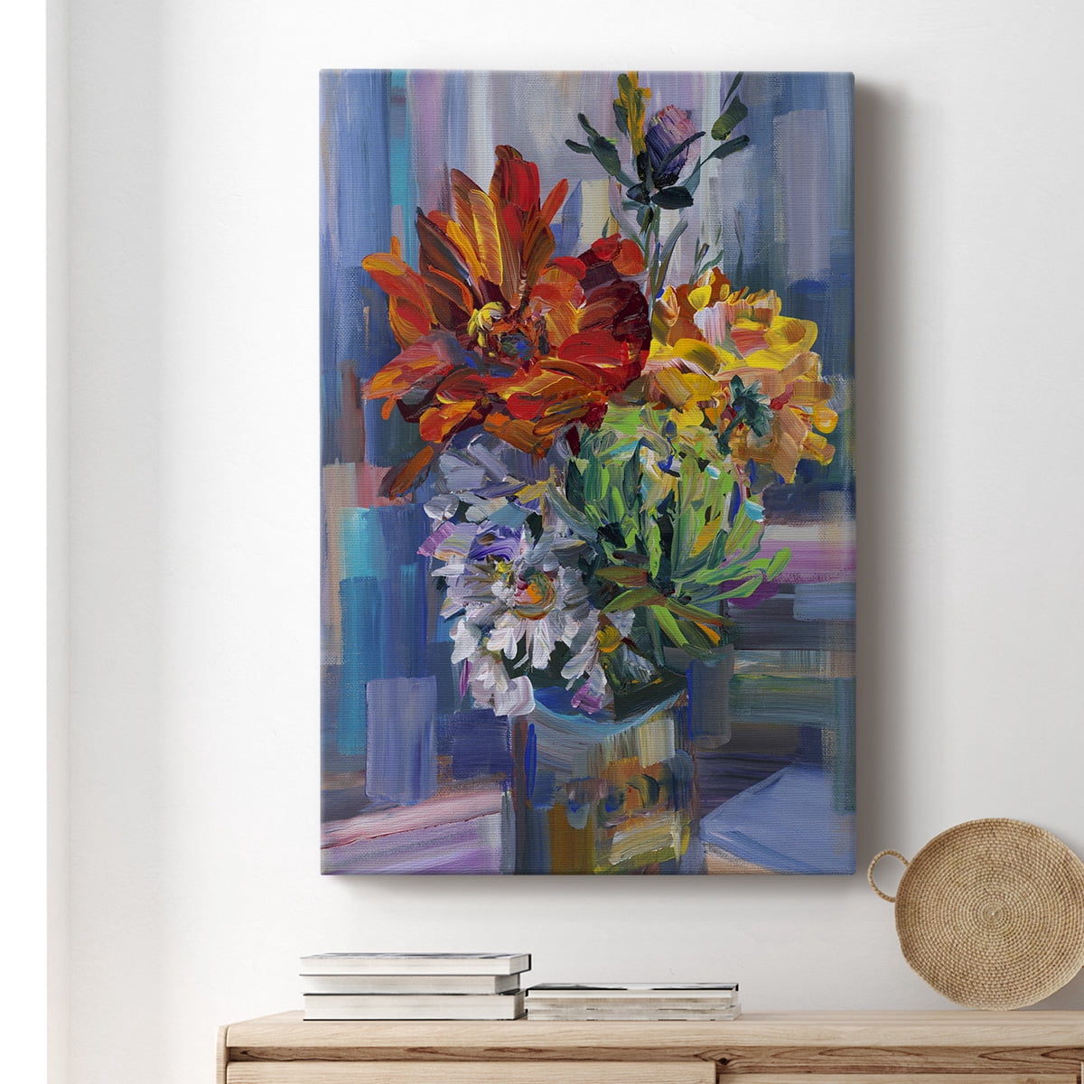 Modern Bouquet Premium Gallery Wrapped Canvas - Ready to Hang