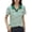 Green, variant on Women's Classic Collar Striped Short Sleeve T-Shirt Casual Comfortable Crew Neck Top For Daily Wear Oversized T-shirts Short Sleeve Crewneck Casual Tops