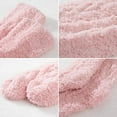 thumbnail image 5 of 5 Pairs Fuzzy Slipper Socks Thick Fluffy Warm Winter Cozy Plush Soft Sleep Home Socks for Women Men, 5 of 7