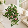 thumbnail image 4 of Fake Vines Artificial Hanging Daisies Garland, Realistic Faux Silkly Flowers Greenery with Flexible Stems, Fade Resistant for Indoor Outdoor Home Garden Balcony Porch Wall Decor, 4 of 6
