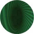 thumbnail image 1 of Ahgly Tapis Rond Lavable en Machine Intérieur Transitionnel Vert Forêt Foncé, 3 Pieds Rond, 1 of 7