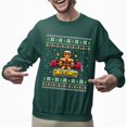 thumbnail image 2 of Christmas Sweatshirt, Gingershred Funny Christmas Sweatshirt, Muscular Gingerbread Ugly Holiday Jumper, Festive Gym Lover Gift for Weightlifters & Fitness Fans, 2 of 5