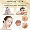 thumbnail image 4 of Kit de 5 piezas para eliminar puntos negros e imperfecciones, acné y puntos blancos, extractor de granos con pinzas para rostro, frente y nariz., 4 of 8