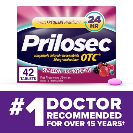 UPC 037000809340 product image for Prilosec OTC Heartburn Relief  over-the-Counter Medicine  Acid Reducer Tablets   | upcitemdb.com