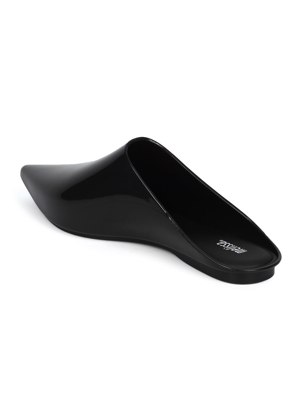 New Women Melissa SHE PVC Pointy Toe Flat Slip On Mule