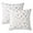 Ivory, variant on Wehilion Pillow Covers Soft Faux Fur Pillow Cases Covers with Silver Snowflake Glitter Cute Cushions for Couch Sofa Bed Girls Room, Christmas Set of 2 Decorative Throw
