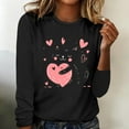 thumbnail image 1 of TaTaai Hoodies Shirts for Women Early Fall Long Sleeve Tops Vintage Graphic Outfits Tops Fashion Pullover Tees Gift, 1 of 3