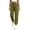 Army Green(Great Pants), variant on ZHYou No Boundarie Women's Cargo Pants with Flat Pockets Casual Cuffed Leg Drawstring Elastic Waist Jogger Pants with Pockets,Army Green,Size M