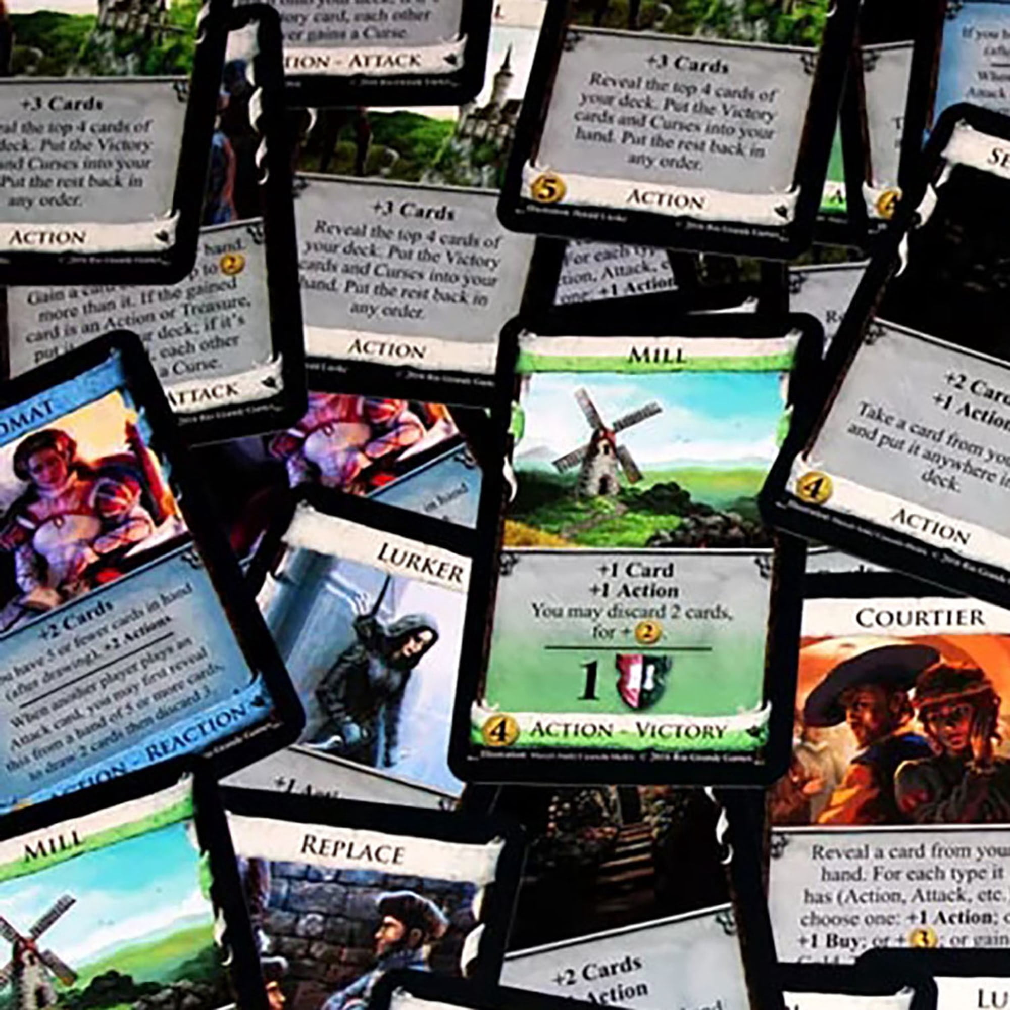 Rio Grande Games: Dominion - Intrigue - 1st Expansion Deck-Building Game, New Kingdom Cards & Unique Effects, Secrets & Schemes, Ages 14+, 2-4 Players