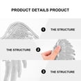 thumbnail image 5 of CIMAXIC 2pcs Wing Design Clothes Applique DIY Sequin Patch Garment Clothing Decor Accessory,11.81"X5.51"X0.04", 5 of 5