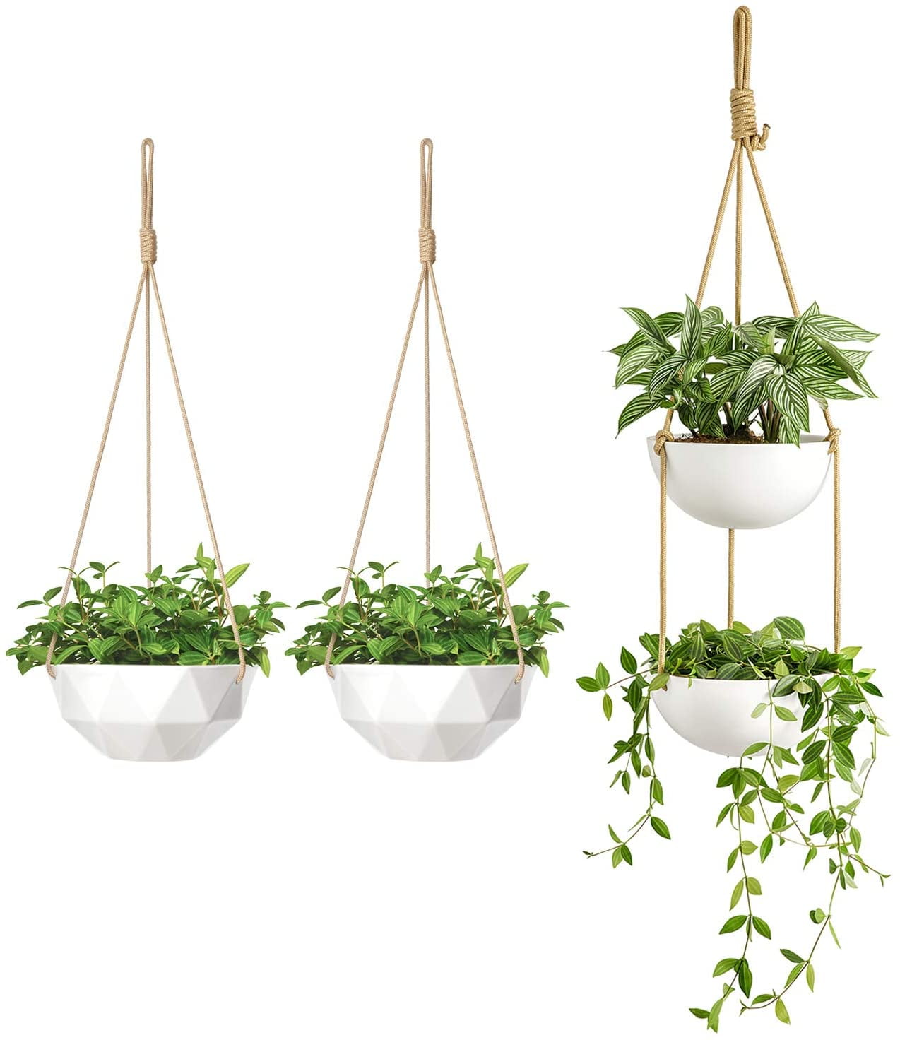 6.5"x 5.75" Kenzie Hanging Pots for Plant 91780 