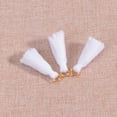 thumbnail image 2 of WHAMVOX 30 Pieces Mini Ribbon Tassel Charms for Jewelry Making, Craft Supplies, Accessories and Decorations, 2 of 8