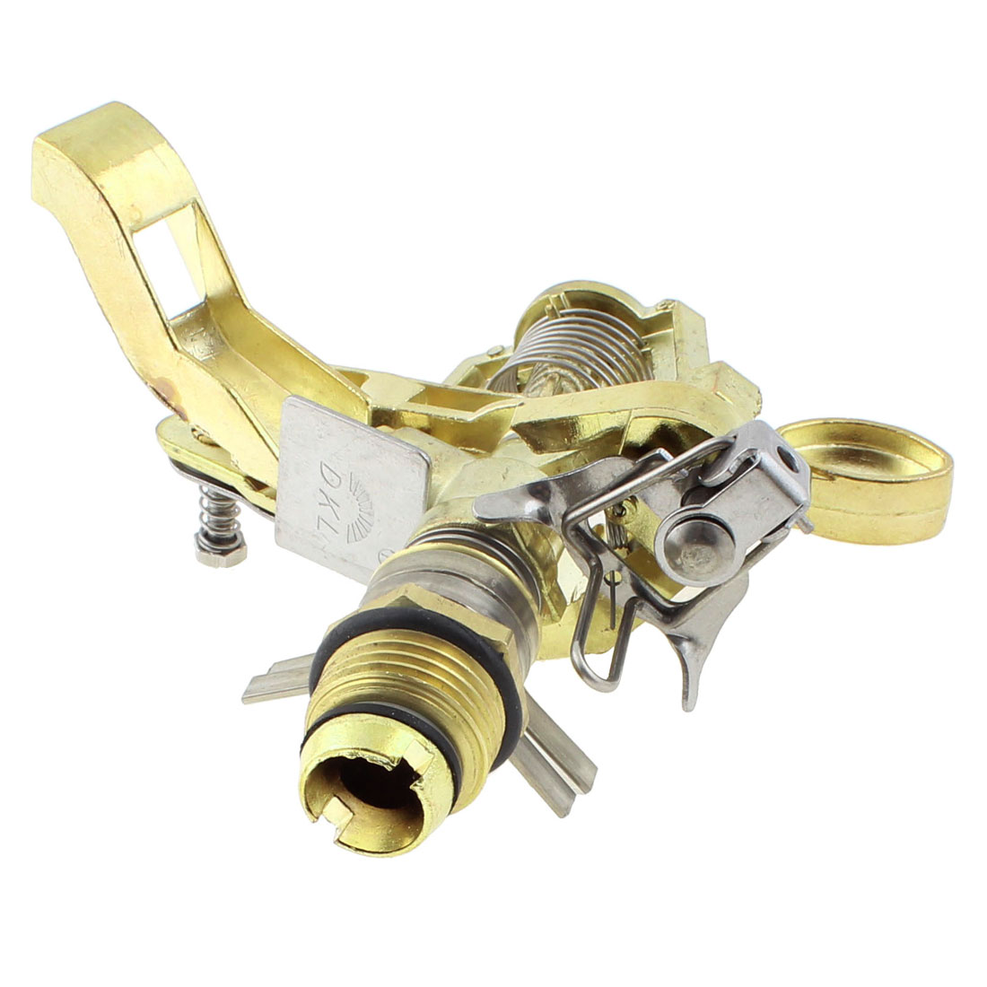 Rocker Arm Style Gold Tone Metal Lawn Sprayer Nozzle
