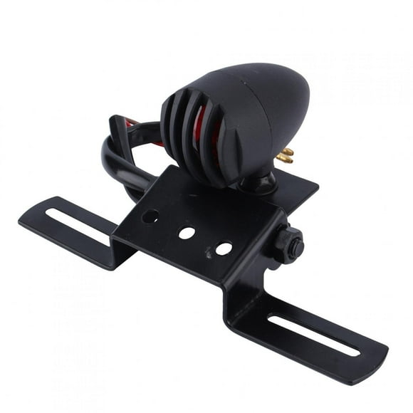 Feu Arrière de Moto Universel 12V 10W Noir pour 12 V 10 w Moto Fanale
