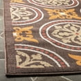 thumbnail image 4 of SAFAVIEH Veranda Mesa Geometric Indoor/Outdoor Area Rug, 2'7" x 5', Chocolate/Terracotta, 4 of 9