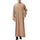 thumbnail image 1 of Kaftan musulmán con estampado para hombre, estilo realeza islámica de Dubái, túnica retro de cuello redondo y mangas largas, abaya holgada, kandoura, 1 of 5