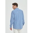 thumbnail image 4 of Onimisc Men's Casual Button Down Shirts Cotton Long Sleeve Plaid Work Shirts for Men, 4 of 7